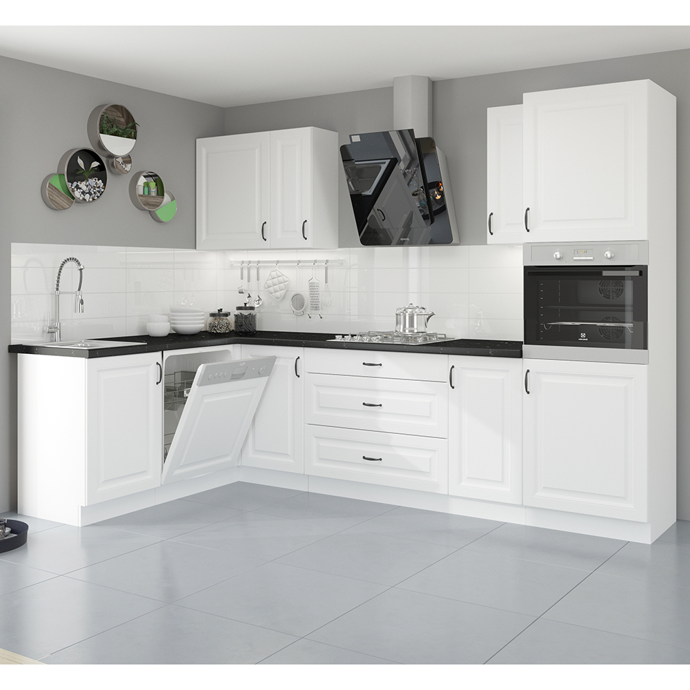 Kuchyňská linka STILO bb | 285x167 | bílá mat