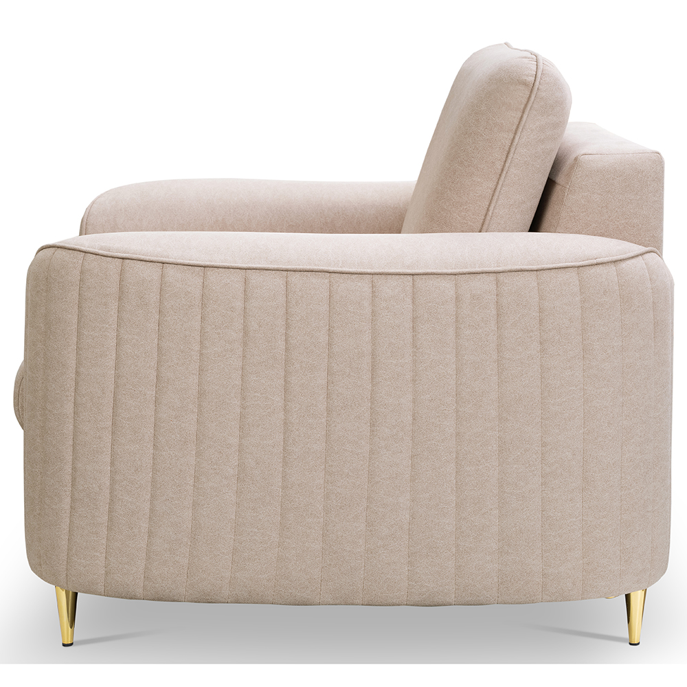 Křeslo LAREN | 100 cm | glamour styl | VÝBĚR LÁTEK