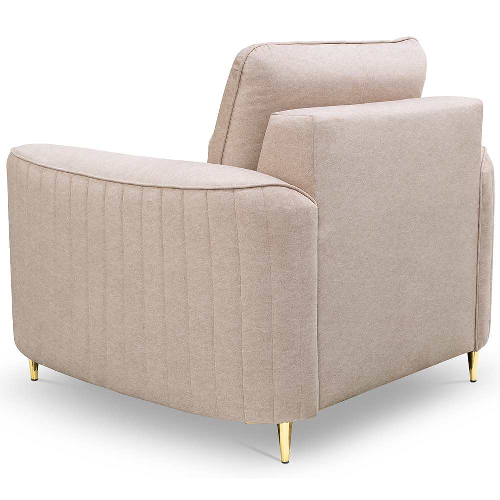 Křeslo LAREN | 100 cm | glamour styl | VÝBĚR LÁTEK