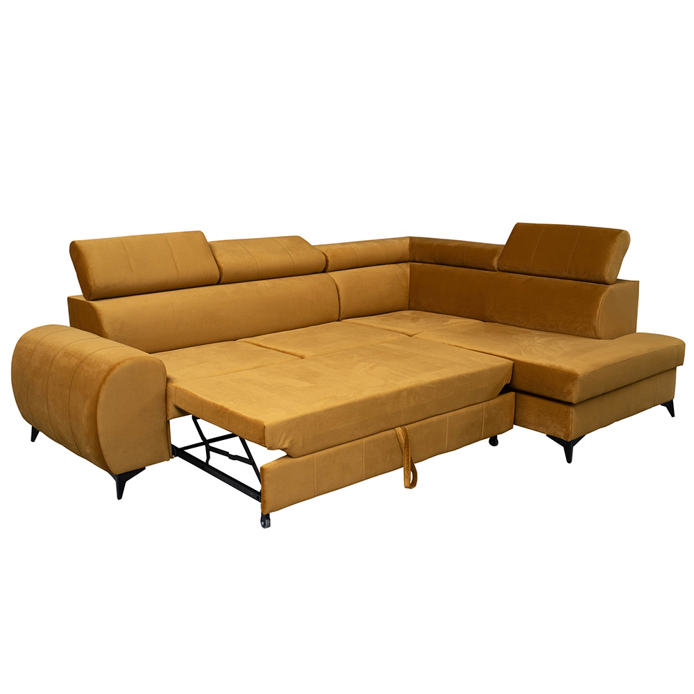 Sedací souprava MEDIOLA | 279x202 | rozkládací + úložný prostor | VÝBĚR LÁTEK