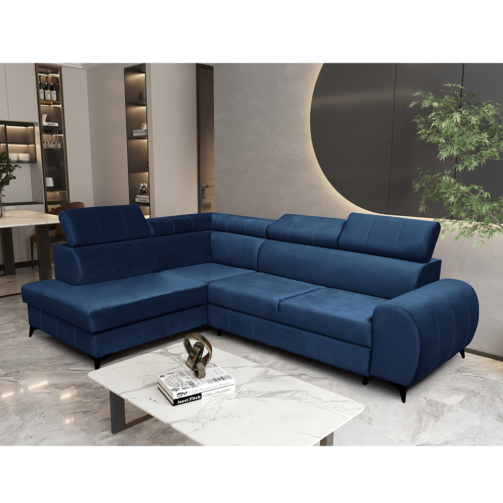 Sedací souprava MEDIOLA | 202x279 | rozkládací + úložný prostor | VÝBĚR LÁTEK