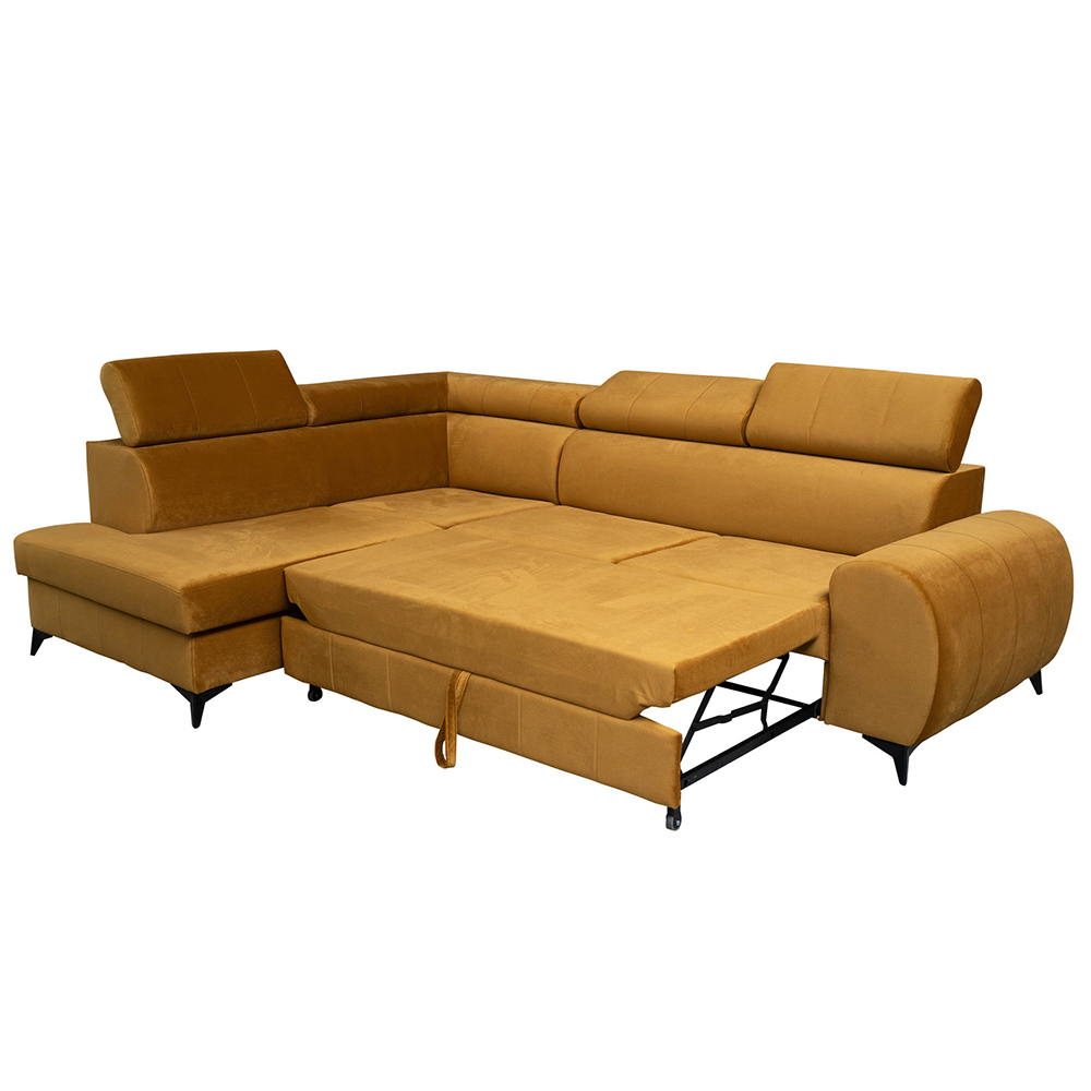 Sedací souprava MEDIOLA | 202x279 | rozkládací + úložný prostor | VÝBĚR LÁTEK