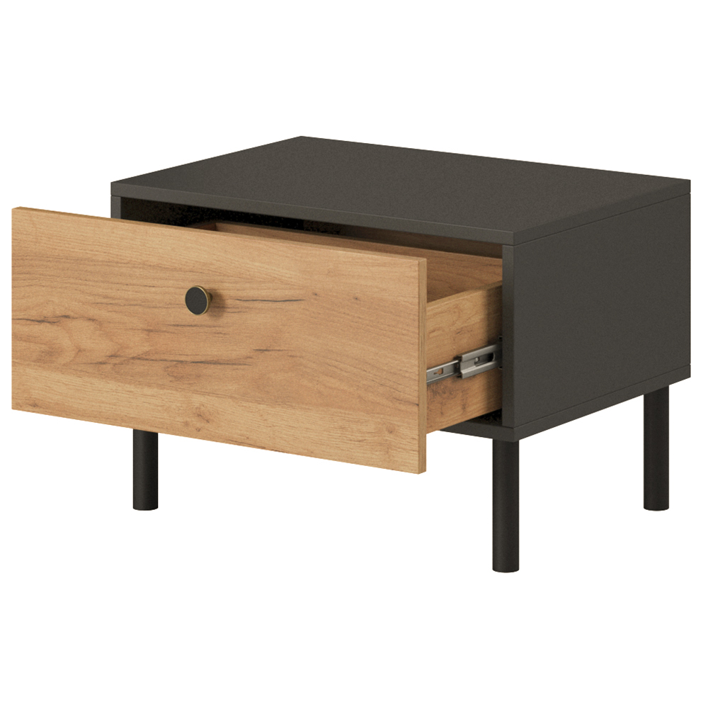 Ložnice DECO | 5 dílů | kraft zlatý/antracit