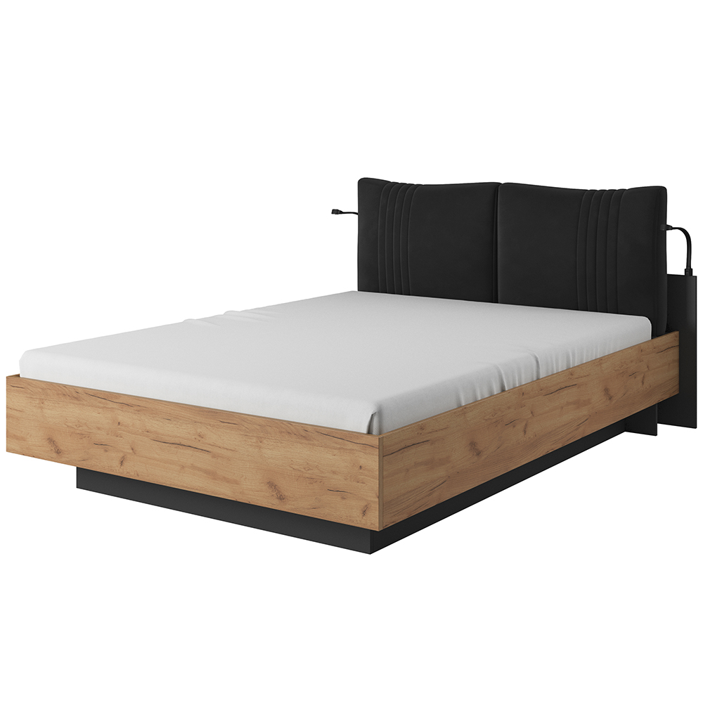 Ložnice DECO | 4 díly | kraft zlatý/antracit