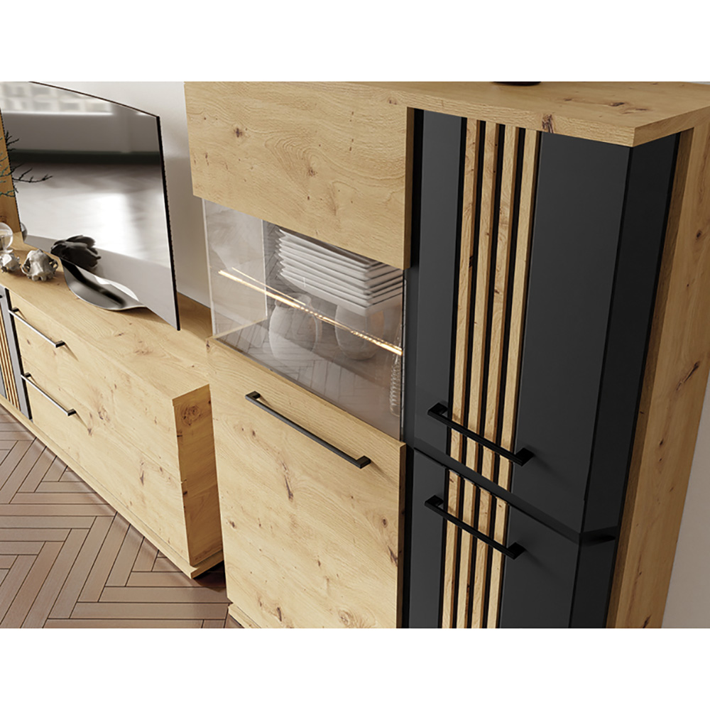 MOLTO c | šatní skříň ML200 | 200 cm | artisan/černá