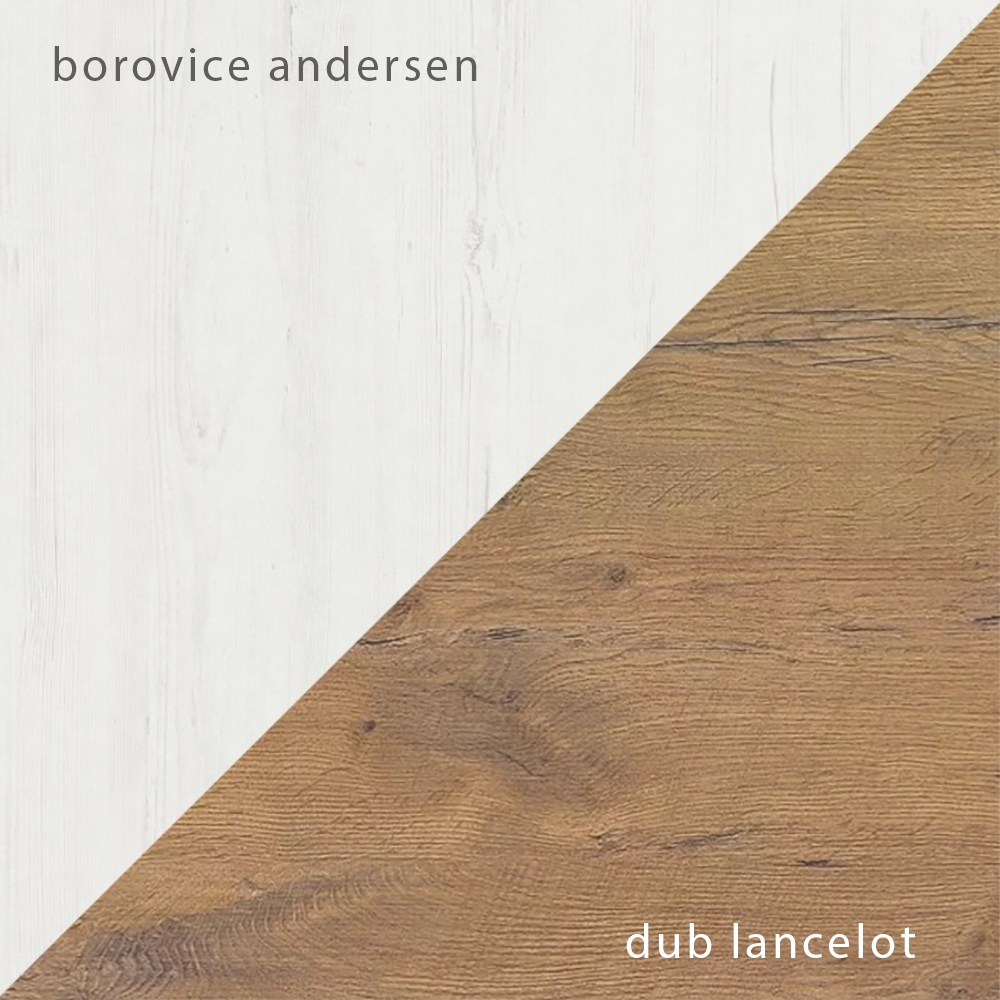 EFFECT a | šatní skříň EF1 se zrcadlem | 150 cm | andersen/lancelot