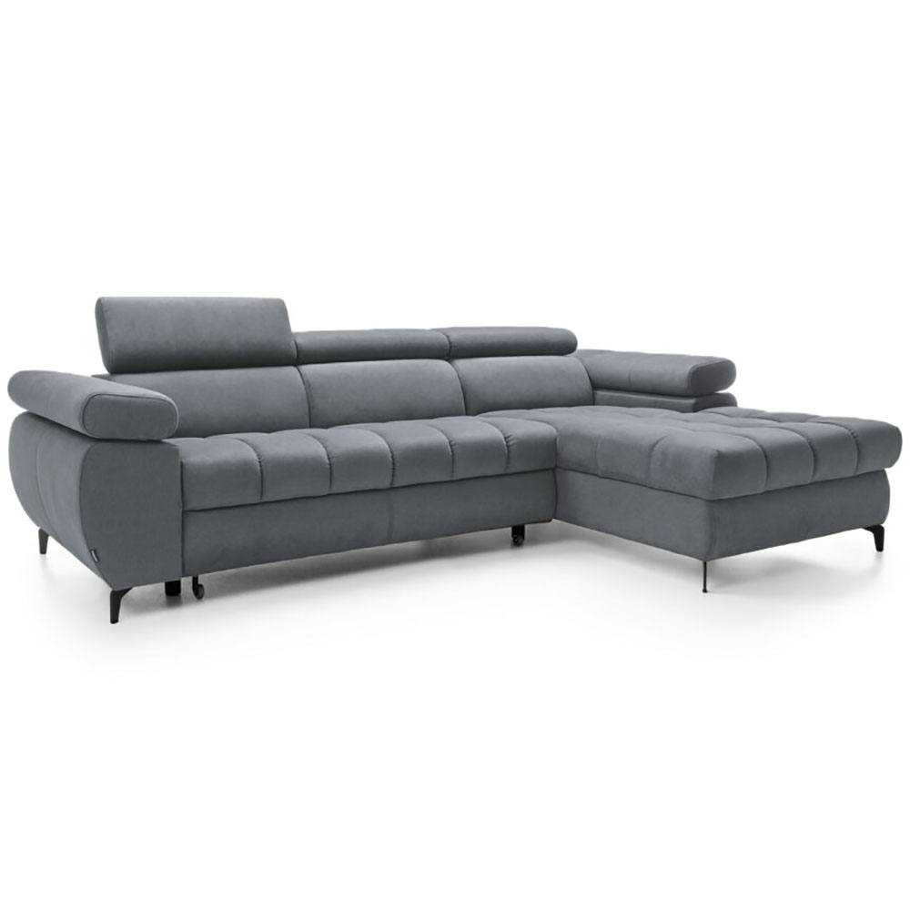 Sedací souprava LUGANO I | 276x174 | rozkládací + úložný prostor | šedá | POSLEDNÍ KUS