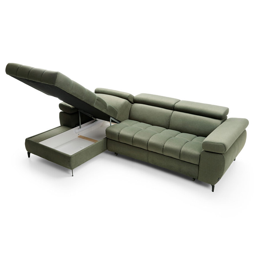 Sedací souprava LUGANO I | 174x276 | rozkládací + úložný prostor | šedá | POSLEDNÍ KUS