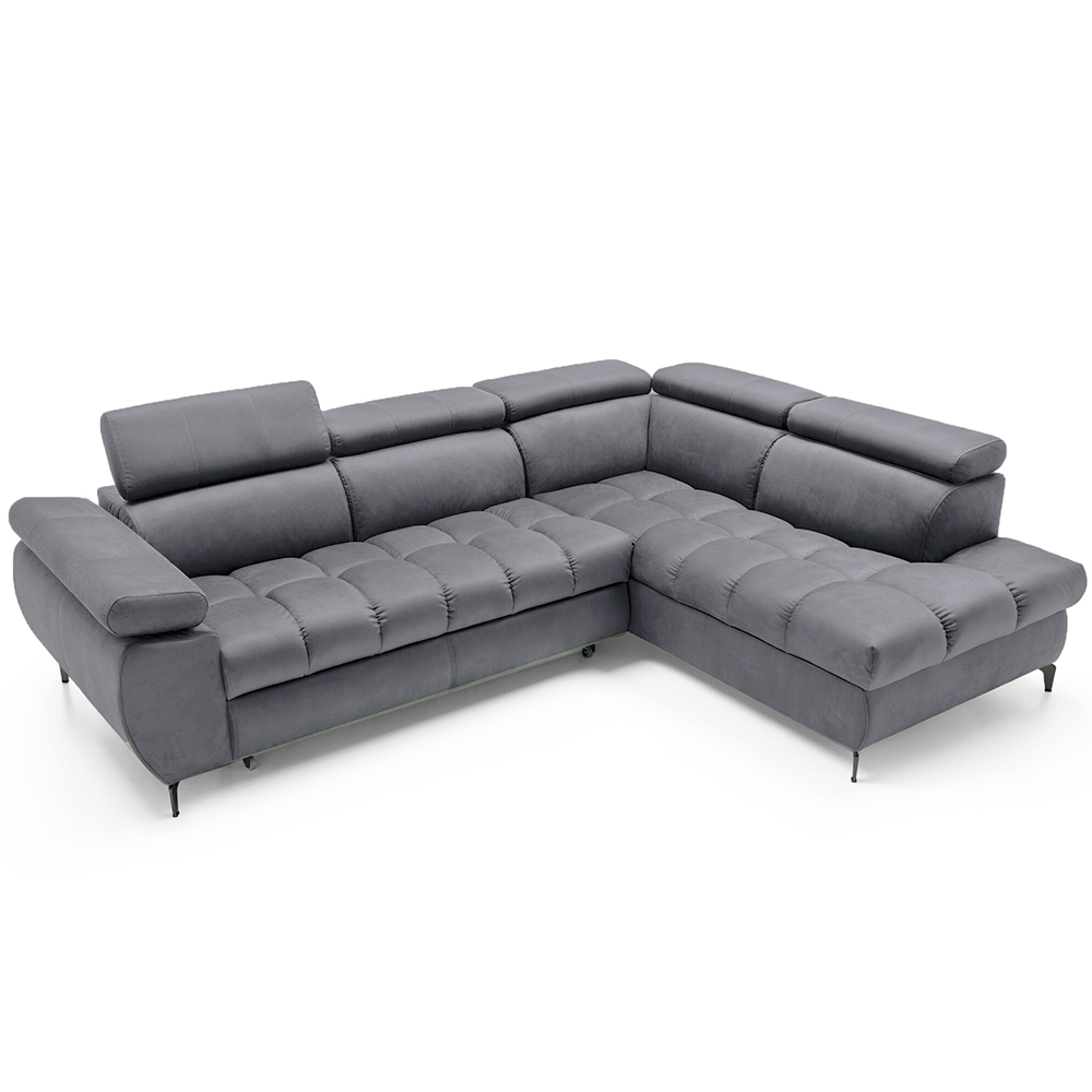 Sedací souprava LUGANO II | 272x202 | rozkládací + úložný prostor | šedá | POSLEDNÍ KUS