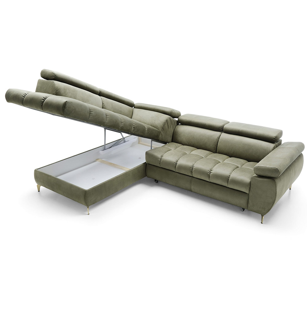 Sedací souprava LUGANO II | 202x272 | rozkládací + úložný prostor | šedá | POSLEDNÍ KUS