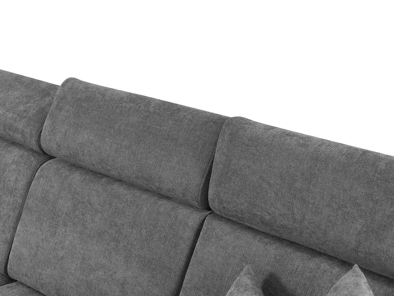 Sedací souprava SLIM Rosario MAX + křeslo | 180x238 | LEVÁ | 466/456 azurová/šedá | POSLEDNÍ KUS