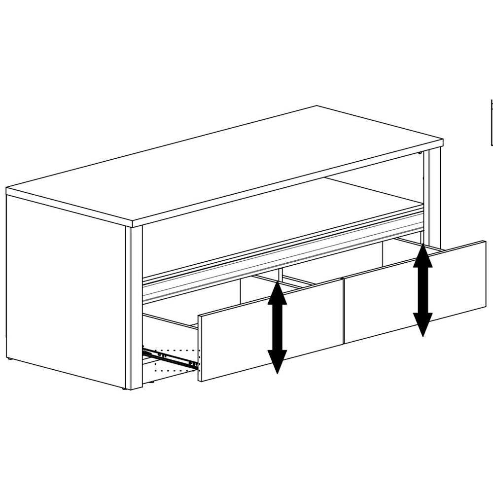 Obývací stěna se skříní MONTANA d | 6 dílů | 270 cm + 140 cm + 120x60 cm | lefkas