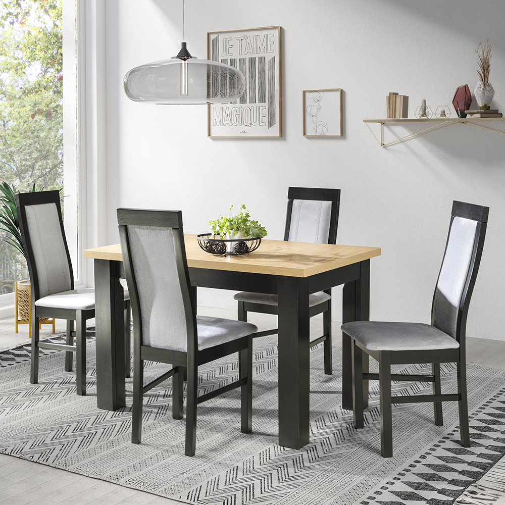 Jídelní stůl ZEUS | 120x80 | 3x rozkládací na 160, 200, 240 cm | VÝBĚR BAREV