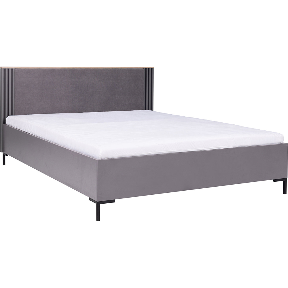 Ložnice ALLMO | 5 dílů | spaní 160x200 i s úložným prostorem a roštem | dub estana/antracit