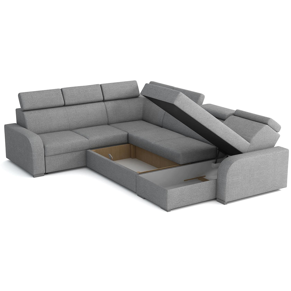 Sedací souprava OSLO U | 250x315x170 | rozkládací + 2x úložný prostor | VÝBĚR TKANIN