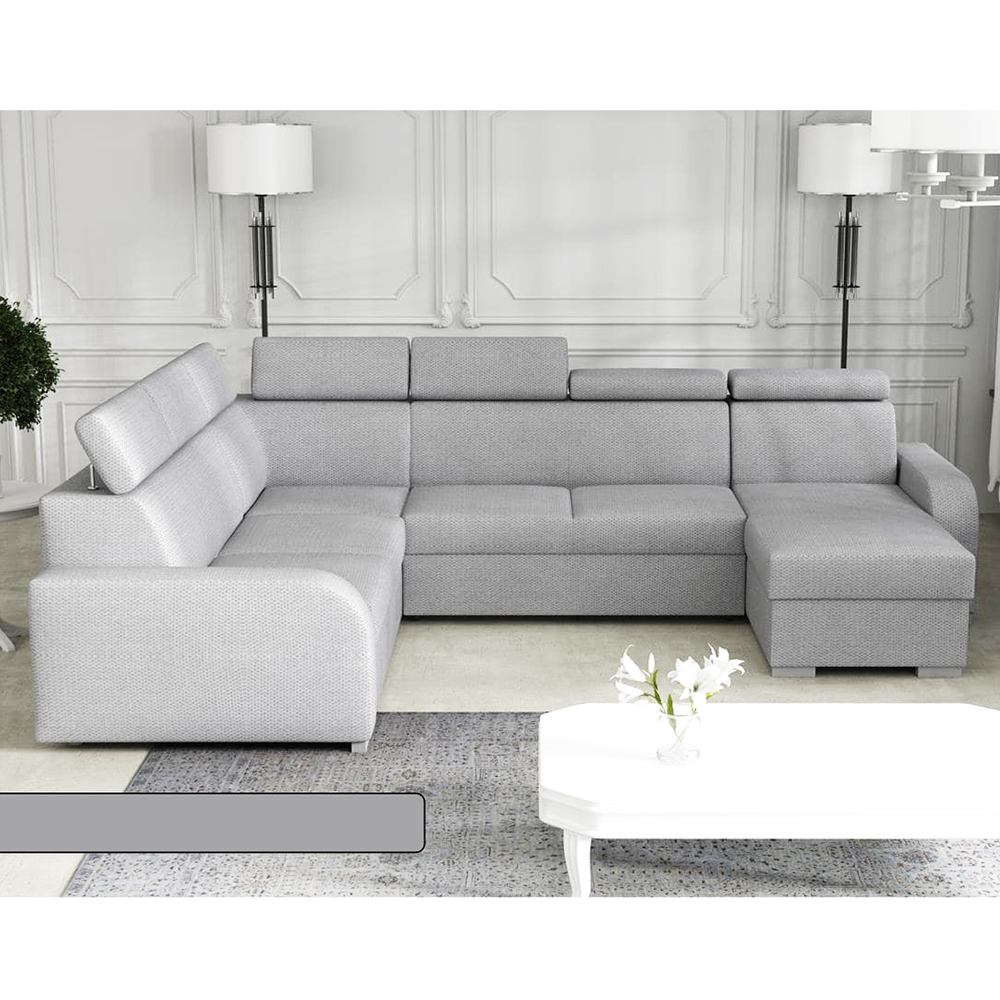 Sedací souprava OSLO U | 250x315x170 | rozkládací + 2x úložný prostor | VÝBĚR TKANIN