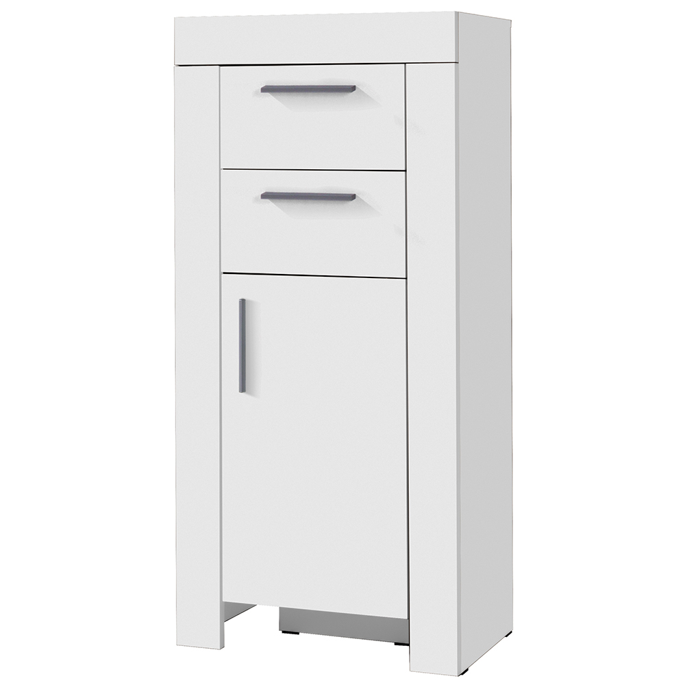 CEZAR b | komoda 8 | 60 cm | bílá