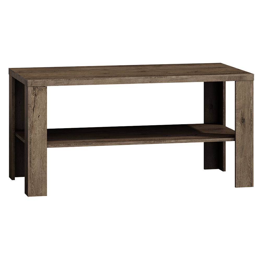 Obývací stěna ANTICA L | sestava G + stolek + komoda | 485 cm | dub lefkas | POSLEDNÍ KUS