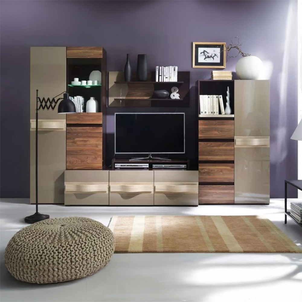 Obývací stěna OBSESSION | 300 cm | sestava A + LED | POSLEDNÍ KUSY