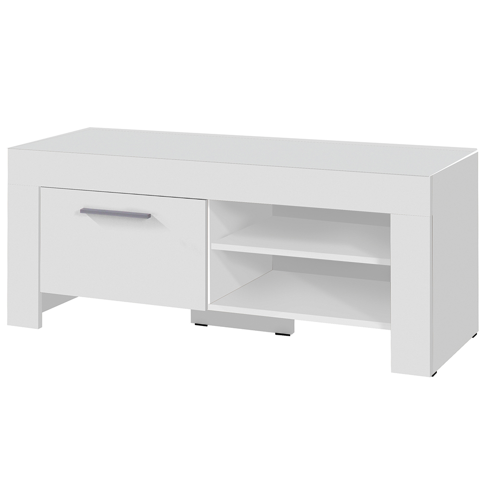 Obývací stěna se skříní CEZAR b | sestava B | 5 dílů | 350 cm | bílá