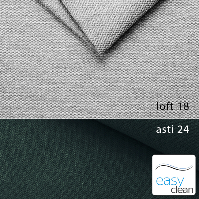 Sedací souprava COOL | 191x281 cm | rozkládací + úložný prostor | LEVÁ | šedo tmavě tyrkysová 18/24