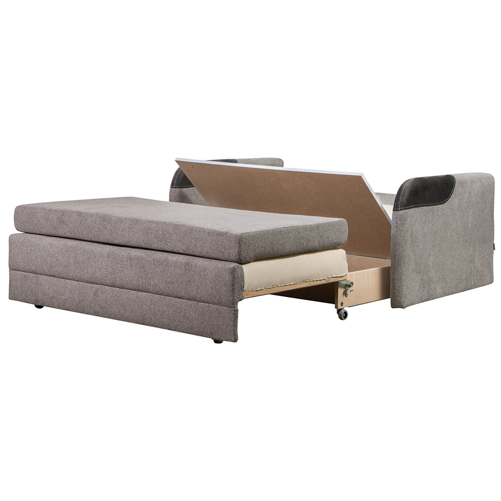 Pohovka JERRY | rozkládací + úložný prostor + 2x polštářek | 135 cm | VÝBĚR TKANIN