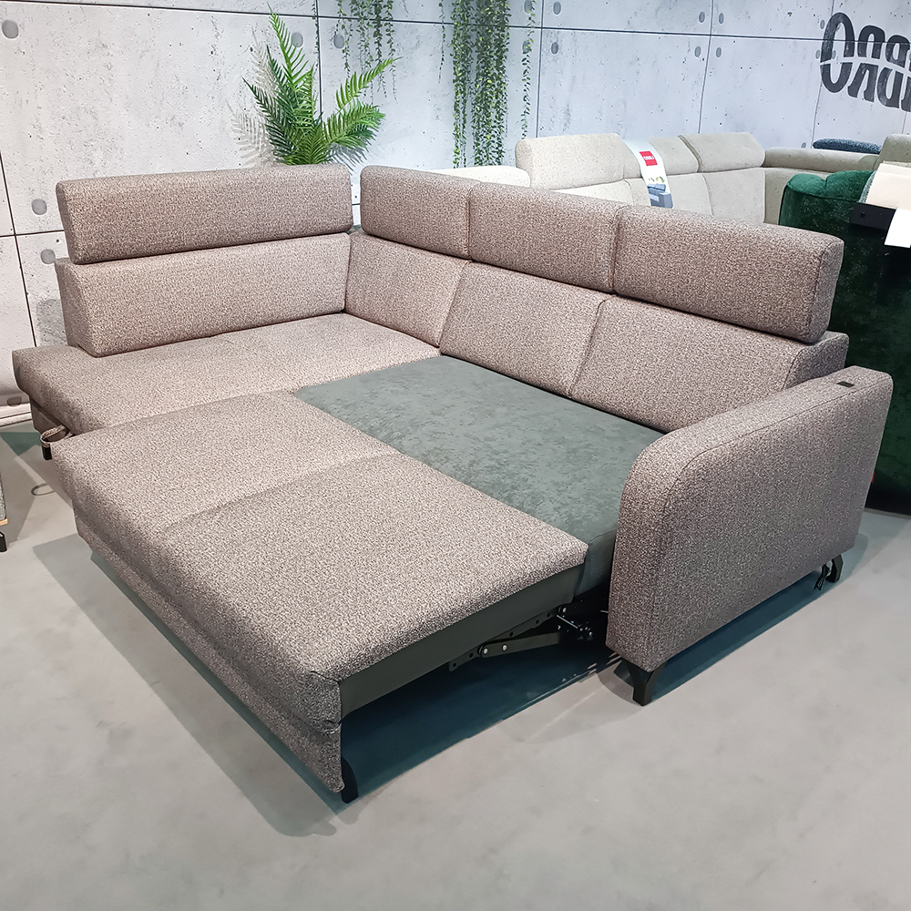 Sedací souprava ALLICANTE | 162x241 | rozkládací + USB + úlož. prostor | VÝBĚR TKANIN