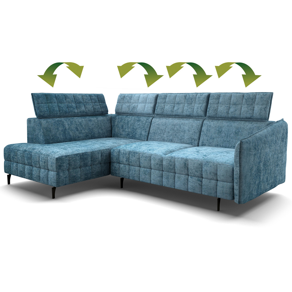 Sedací souprava MOLTA | 168x252 | EXTRA KVALITA | zabudovaný USB port | VÝBĚR TKANIN