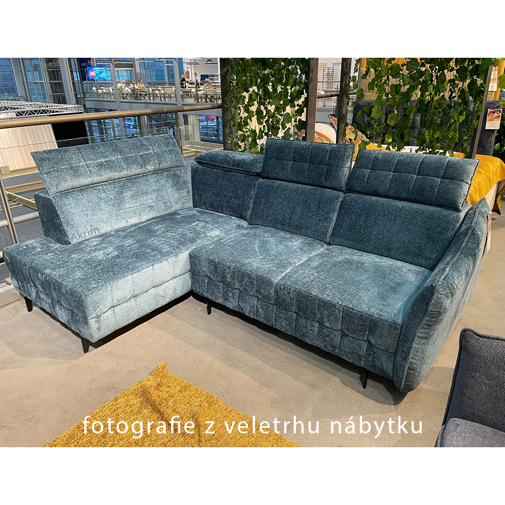 Sedací souprava MOLTA | 168x252 | EXTRA KVALITA | zabudovaný USB port | VÝBĚR TKANIN