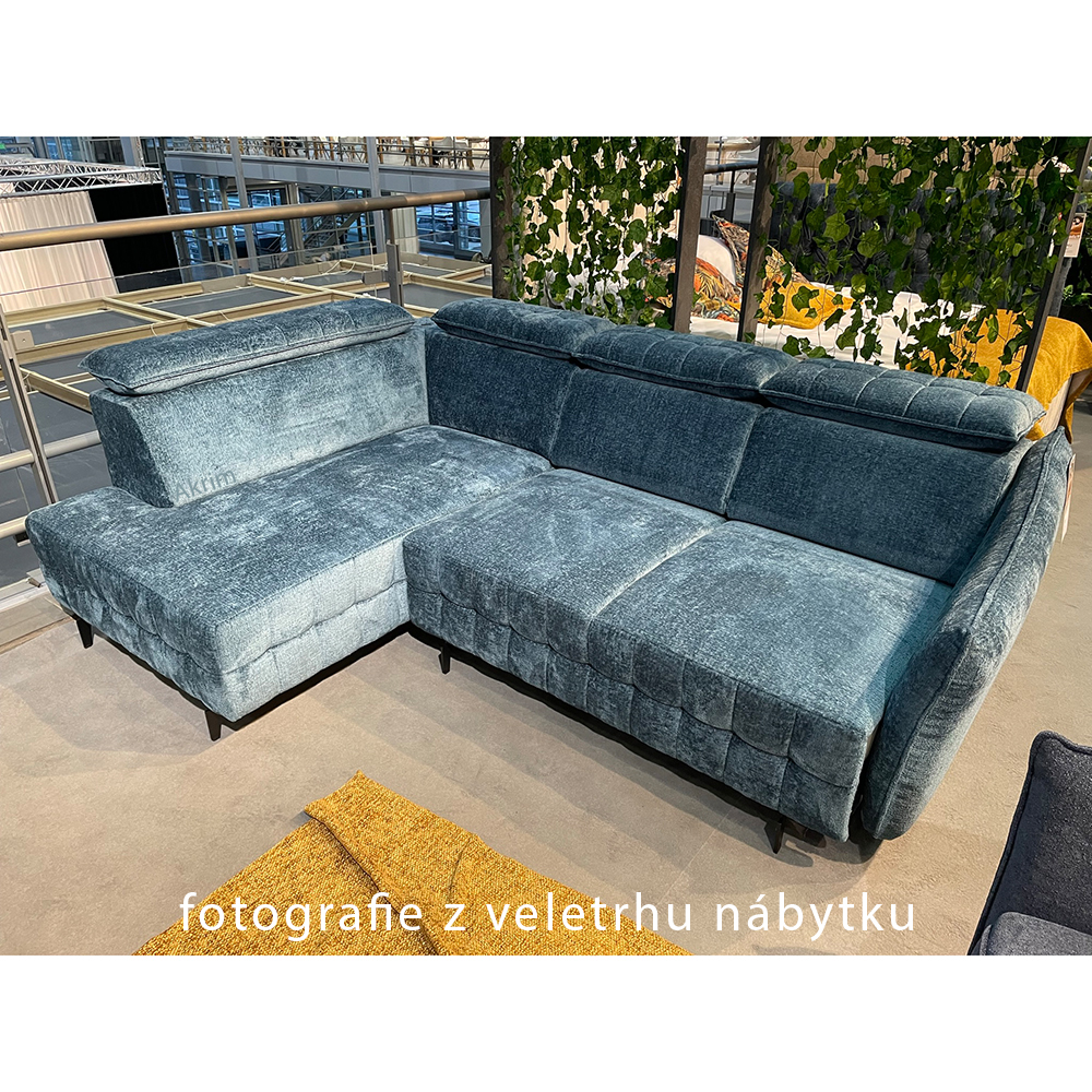 Sedací souprava MOLTA | 168x252 | EXTRA KVALITA | zabudovaný USB port | VÝBĚR TKANIN