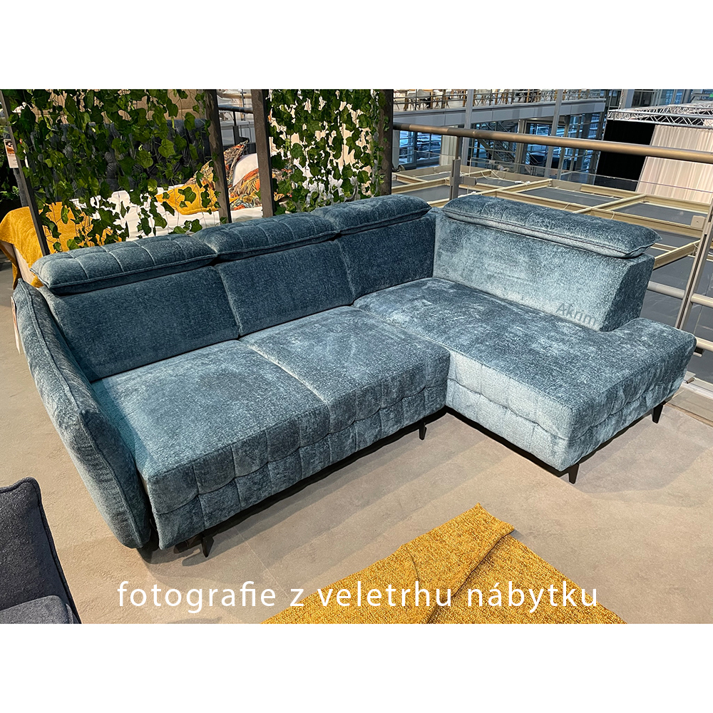 Sedací souprava MOLTA | 252x168 | EXTRA KVALITA | zabudovaný USB port | VÝBĚR TKANIN