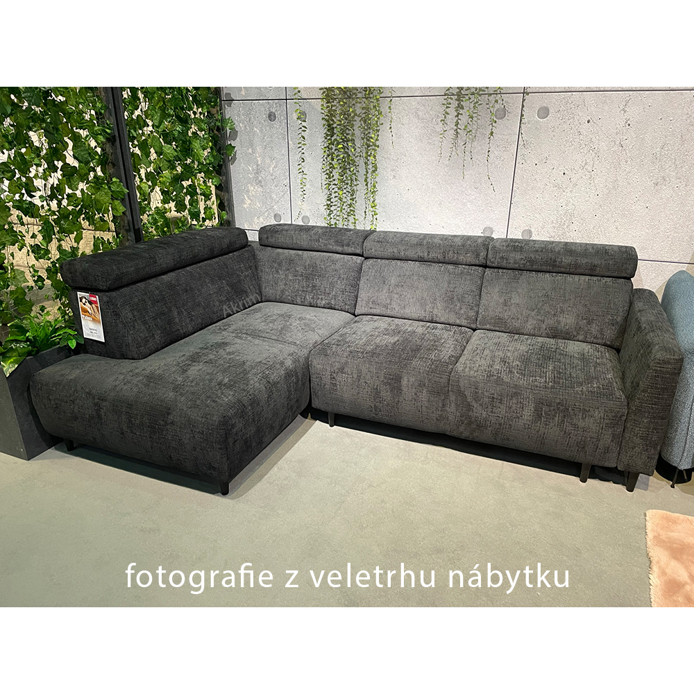 Sedací souprava NABOO | 169x253 | EXTRA KVALITA | zabudovaný USB port | VÝBĚR TKANIN