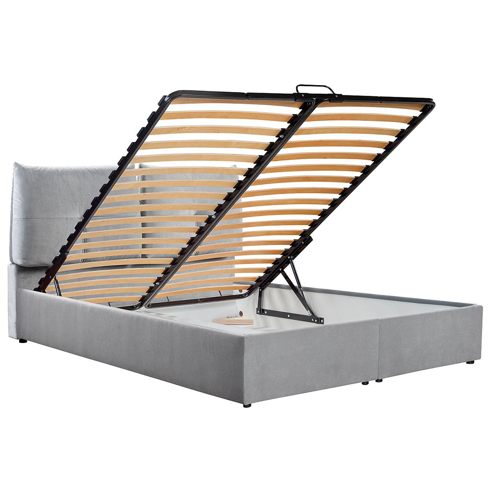 Dvoulůžko ROMBA | 160x200 | s úložným prostorem a roštem | VÝBĚR TKANIN