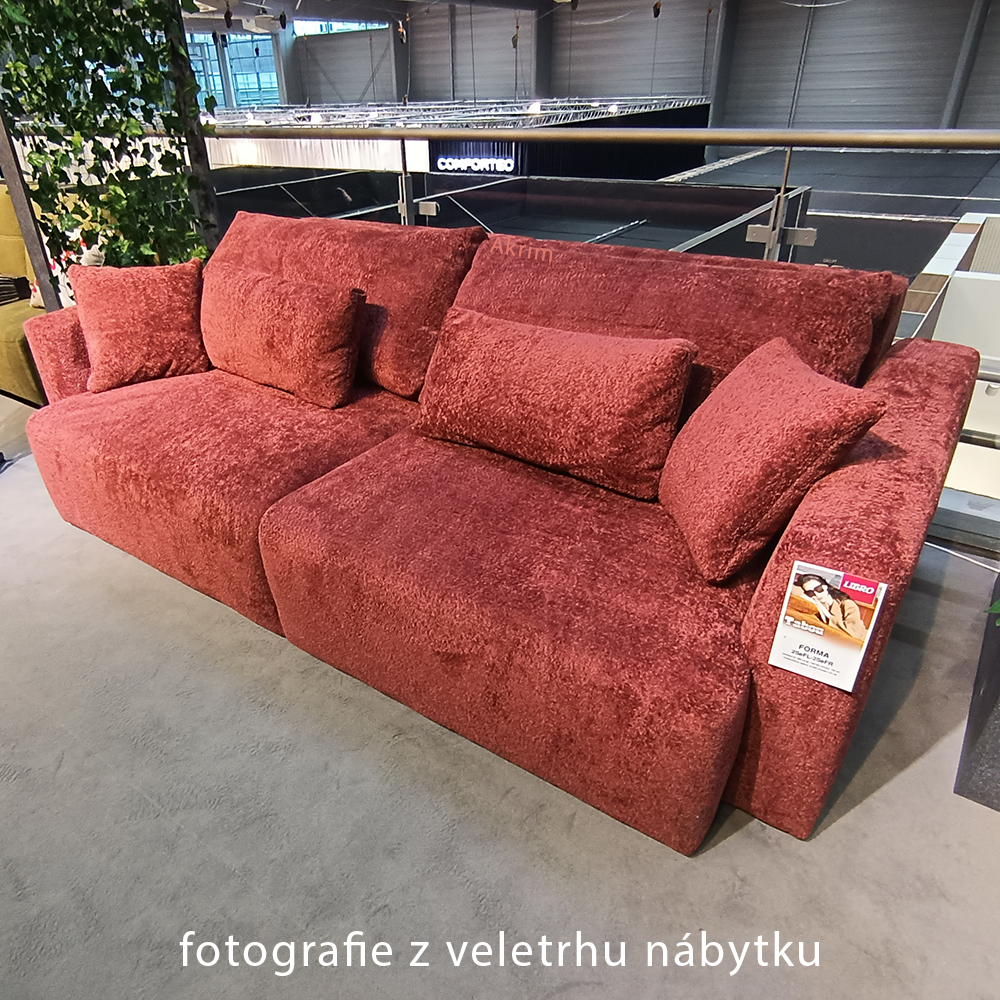 Rozkládací pohovka FORMA | 268 cm | elektricky výsuvný sedák | EXTRA KVALITA | VÝBĚR TKANIN