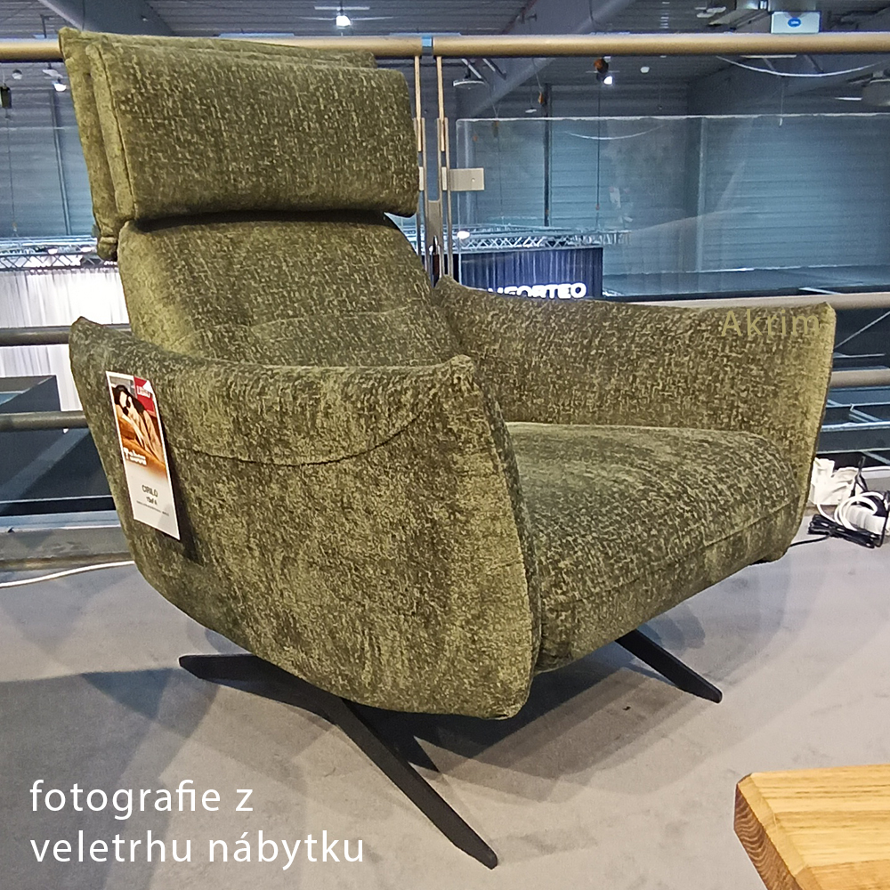 Relaxační křeslo CIRILO 1SF | 83 cm | manuální polohování zad a nohou | EXTRA KVALITA | VÝBĚR TKANIN