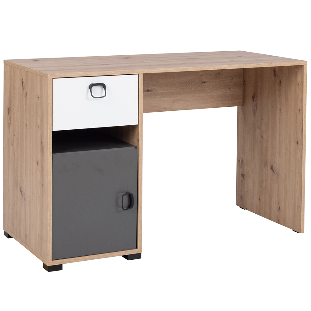 Dětský pokoj KEVIN | sestava B | 4 díly | dub artisan/grafit/bílá