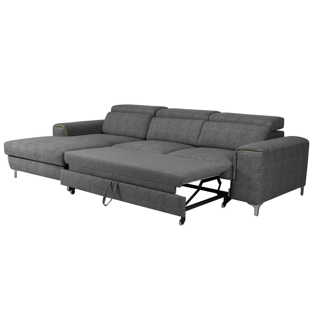 Sedací souprava GENOVA | 170x280 | rozkládací + úložný prostor | VÝBĚR TKANIN a NOŽIČEK