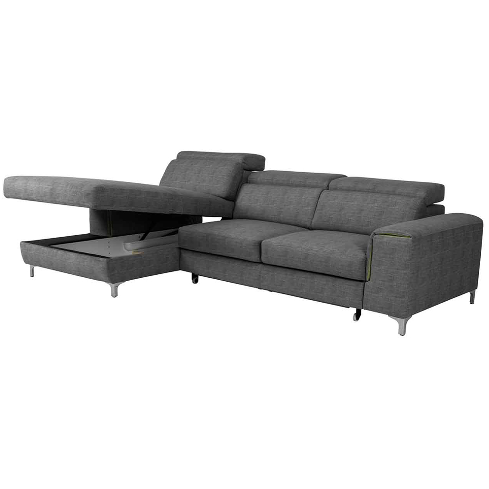 Sedací souprava GENOVA | 170x280 | rozkládací + úložný prostor | VÝBĚR TKANIN a NOŽIČEK