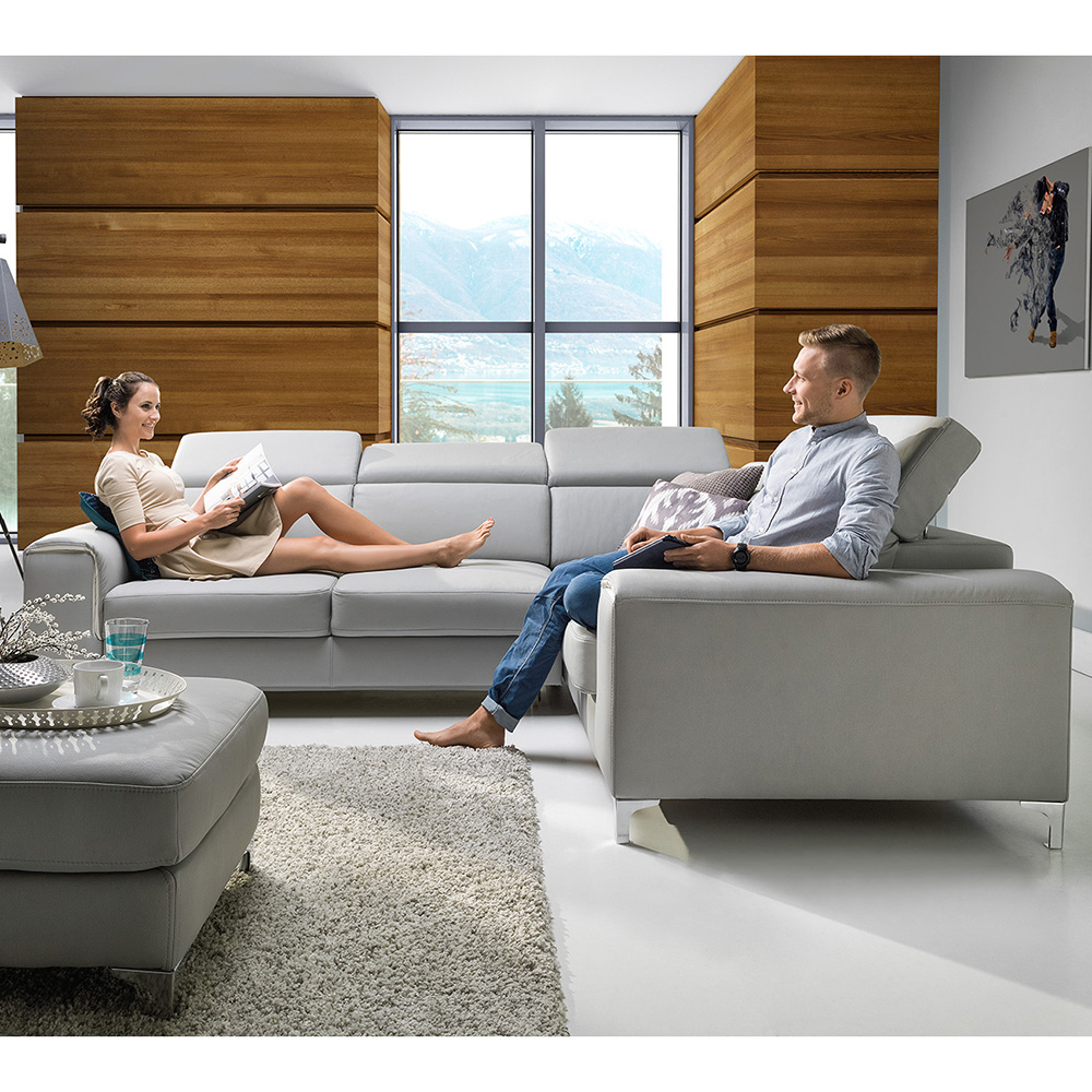 Sedací souprava GENOVA | 280x207 | rozkládací + úložný prostor | VÝBĚR TKANIN a NOŽIČEK