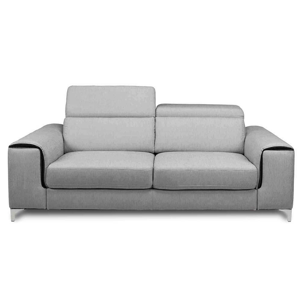 Pohovka GENOVA 3 | 206 cm | nerozkládací + bez úložného prostoru | VÝBĚR TKANIN a NOŽIČEK