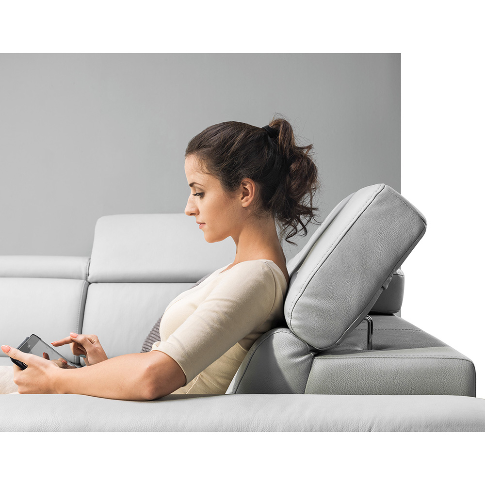 Pohovka GENOVA 3 | 206 cm | nerozkládací + bez úložného prostoru | VÝBĚR TKANIN a NOŽIČEK