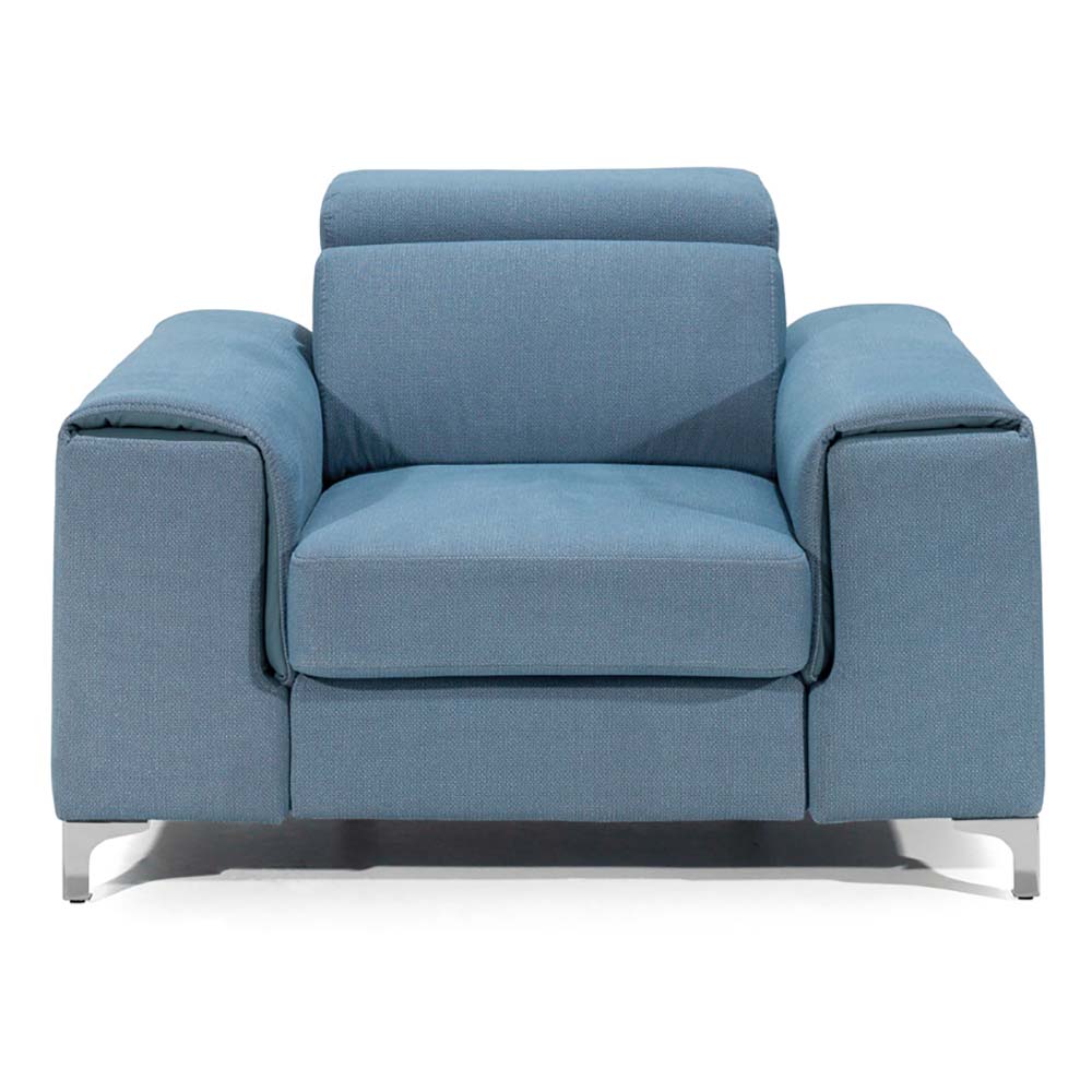 Relaxační křeslo GENOVA | 130 cm | elektrický rozklad | VÝBĚR TKANIN a NOŽIČEK