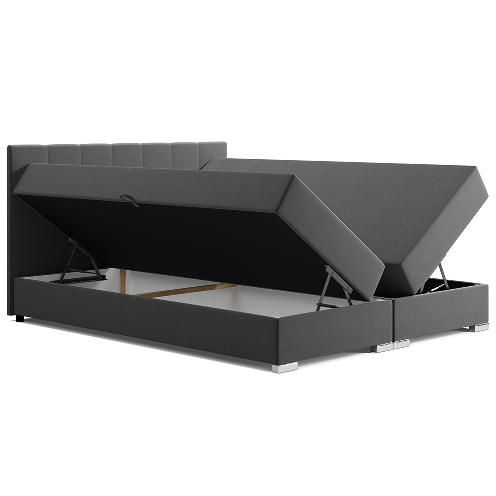 Kontinentální postel dvoulůžko BOXSPRING MOET + topper v ceně | 180x200 | VÝBĚR TKANIN