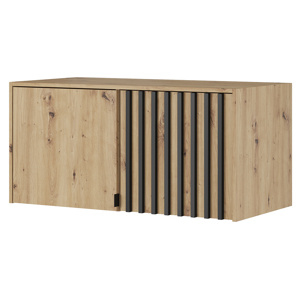 Šatní skříň NELLY 2D se zrcadlem + nástavec | 105 cm | artisan