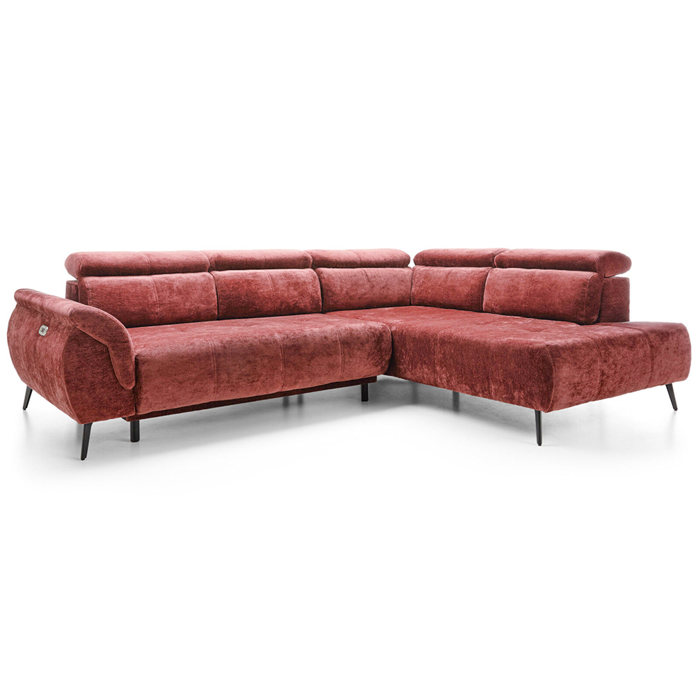 Sedací souprava GANOVA II | 284x208 cm | elektrický rozklad + bez úlož. prostoru | VÝBĚR TKANIN