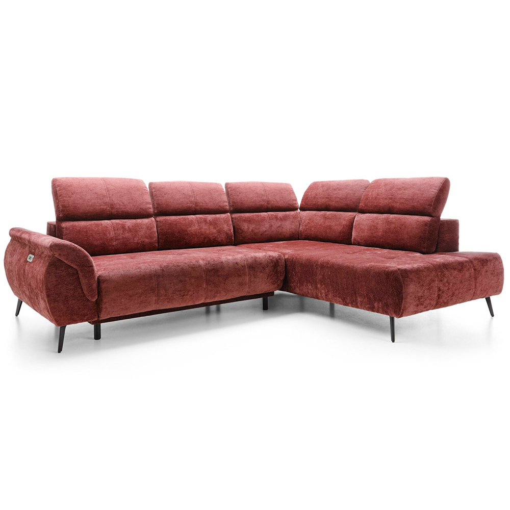 Sedací souprava GANOVA II | 284x208 cm | elektrický rozklad + bez úlož. prostoru | VÝBĚR TKANIN