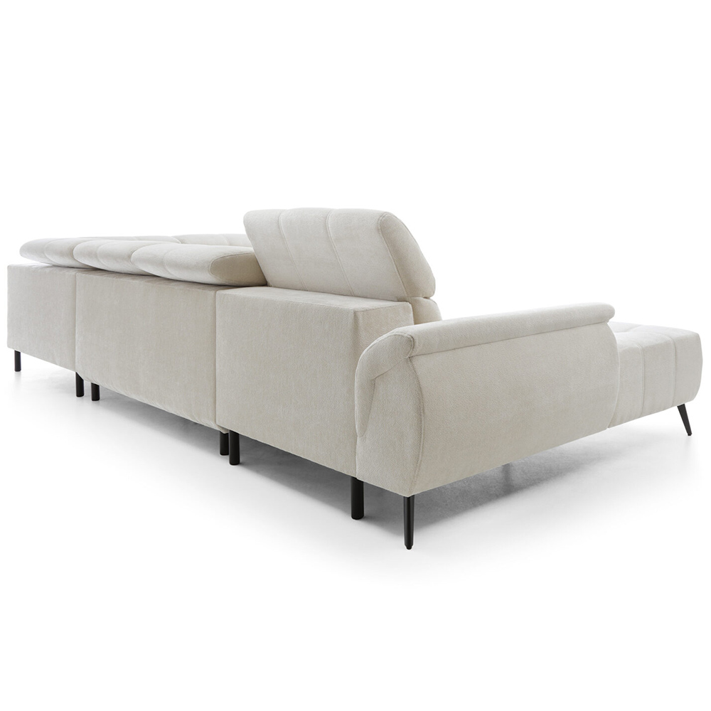 Sedací souprava GANOVA III | 184x375x208 cm | elektrický rozklad + bez úlož. prostoru | VÝBĚR TKANIN