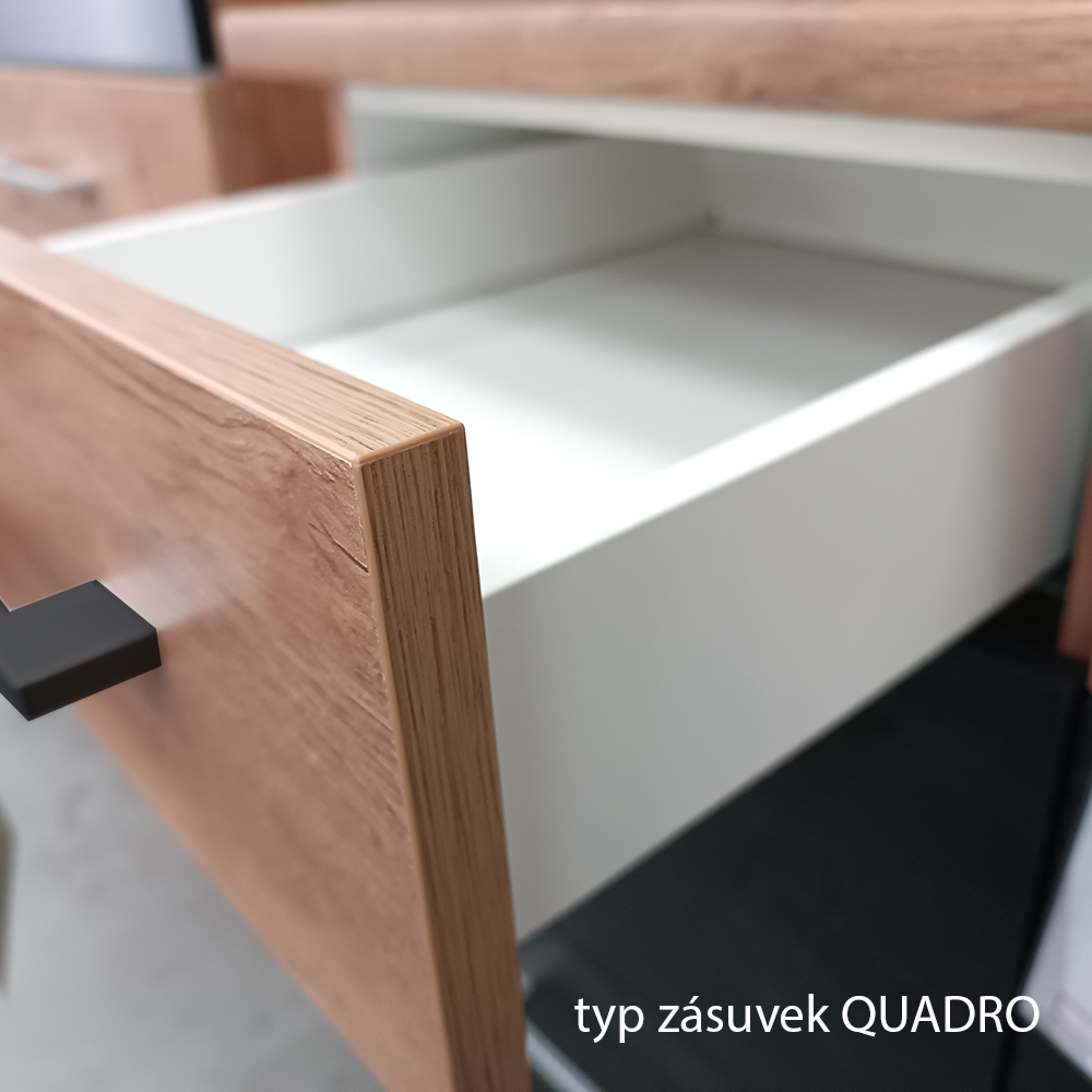 VIGO d | dolní skříňka 40D 3S zásuvková | 40 cm | lancelot/dark wood