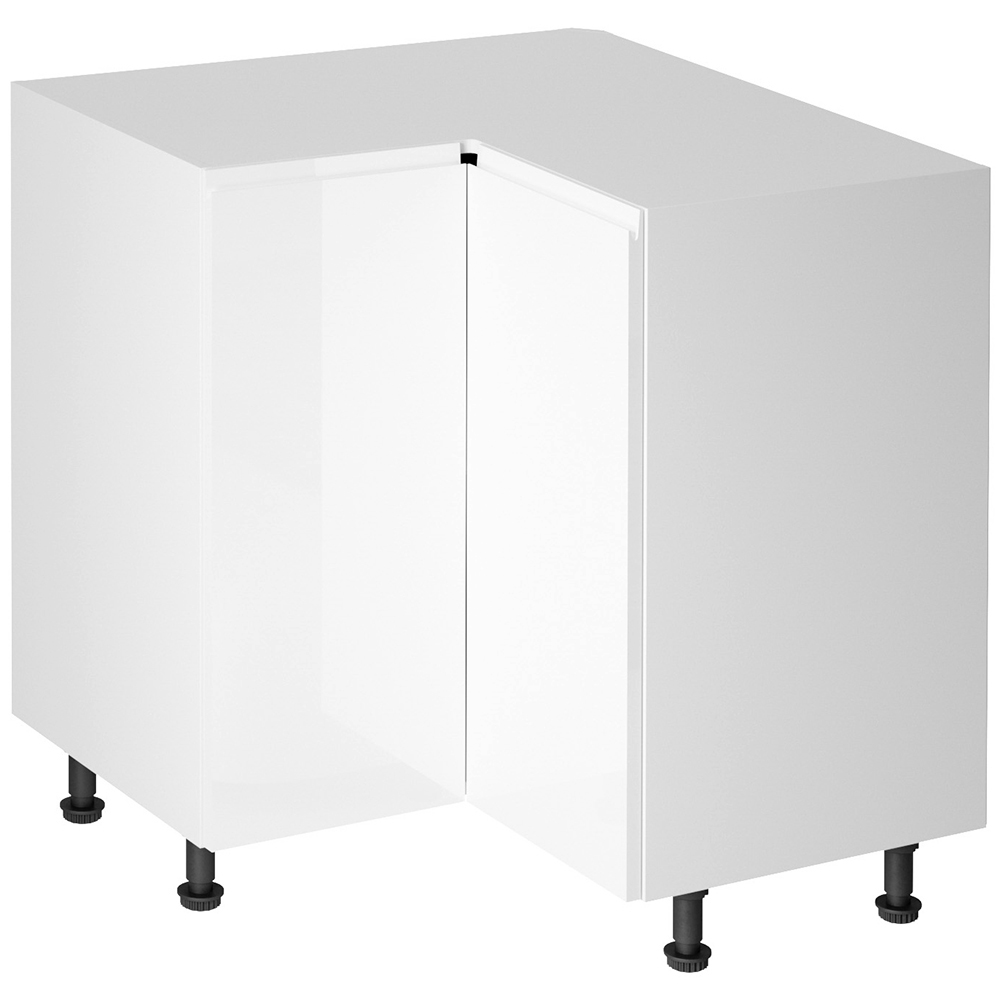 Kuchyňská linka ASPEN b | 300x230 cm | zásuvky METALBOX | SOKL v CENĚ | bílá lesk