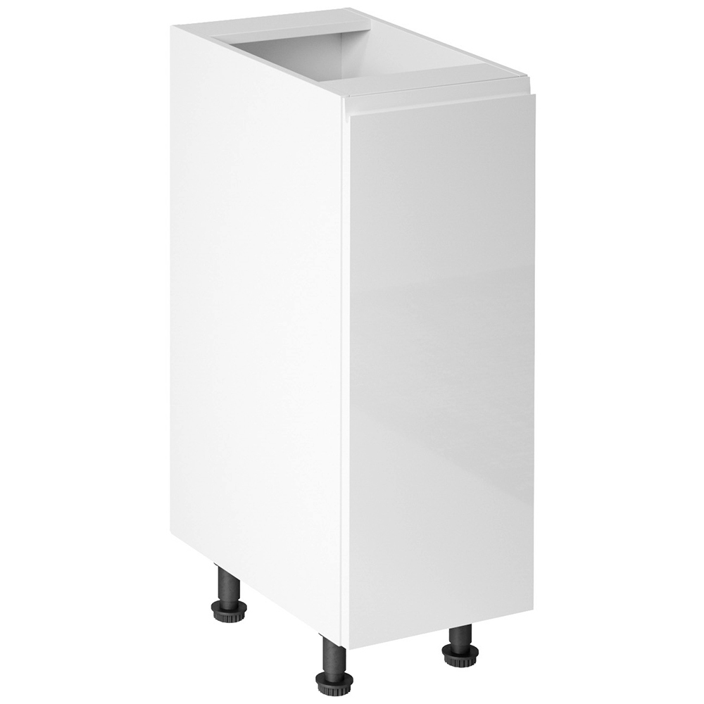 Kuchyňská linka ASPEN b | 300x230 cm | zásuvky METALBOX | SOKL v CENĚ | bílá lesk